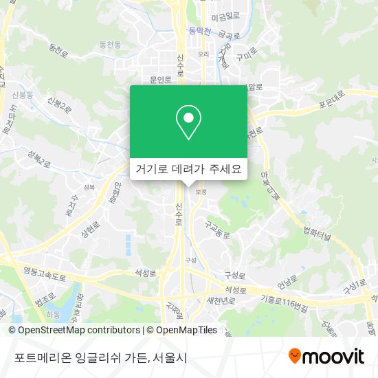 포트메리온 잉글리쉬 가든 지도