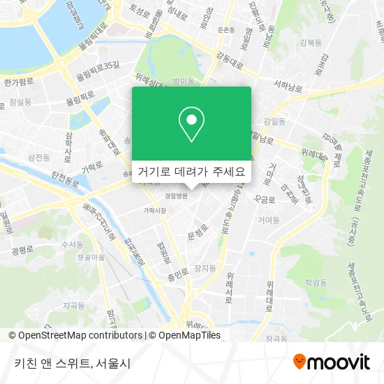 키친 앤 스위트 지도