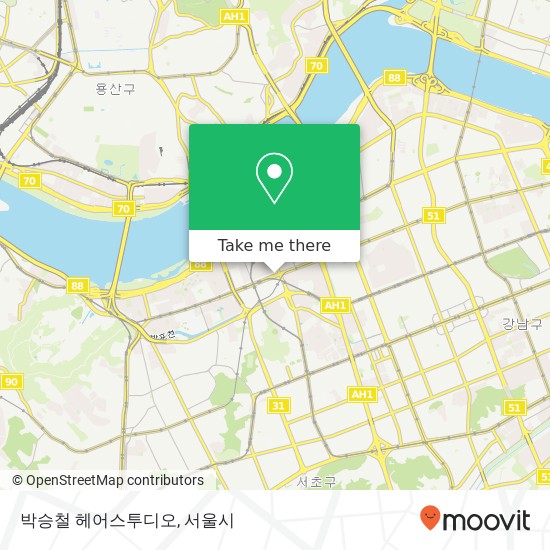 박승철 헤어스투디오 지도