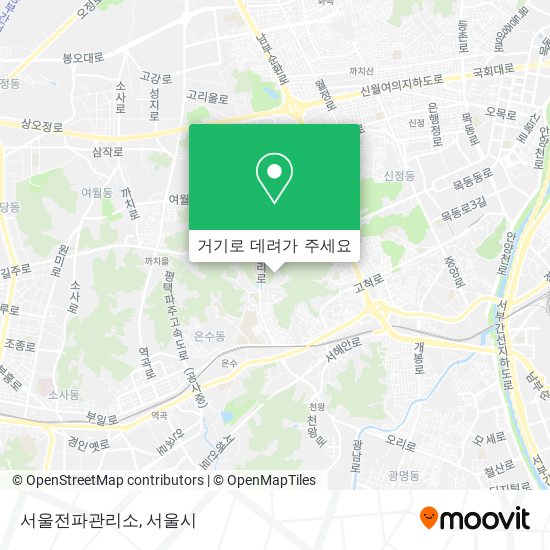 서울전파관리소 지도