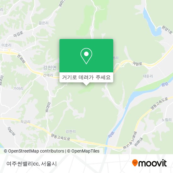 여주썬밸리cc 지도