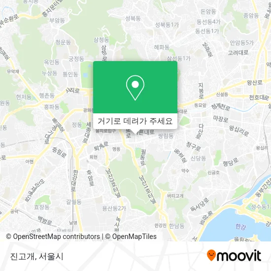 진고개 지도