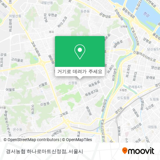 경서농협 하나로마트신정점 지도