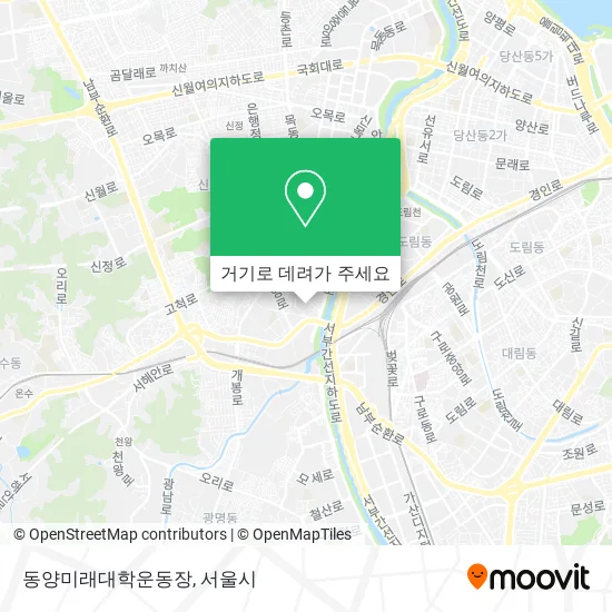 동양미래대학운동장 지도