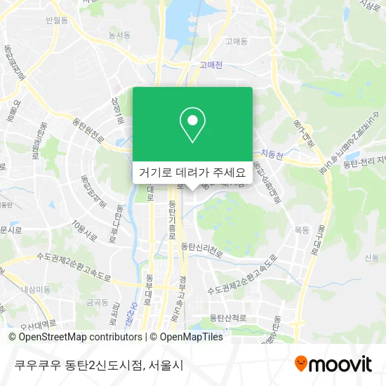 쿠우쿠우 동탄2신도시점 지도