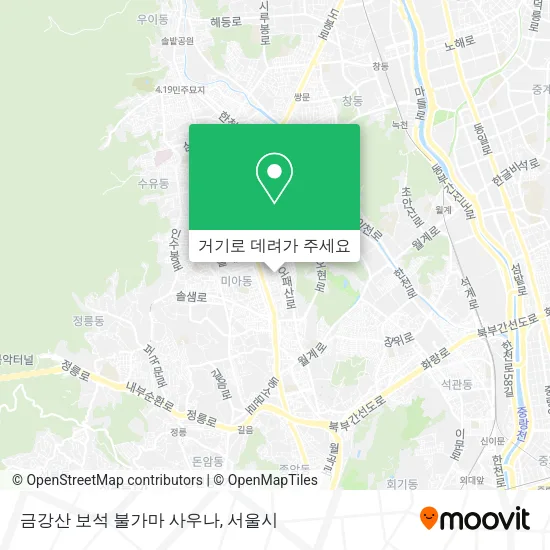 금강산 보석 불가마 사우나 지도