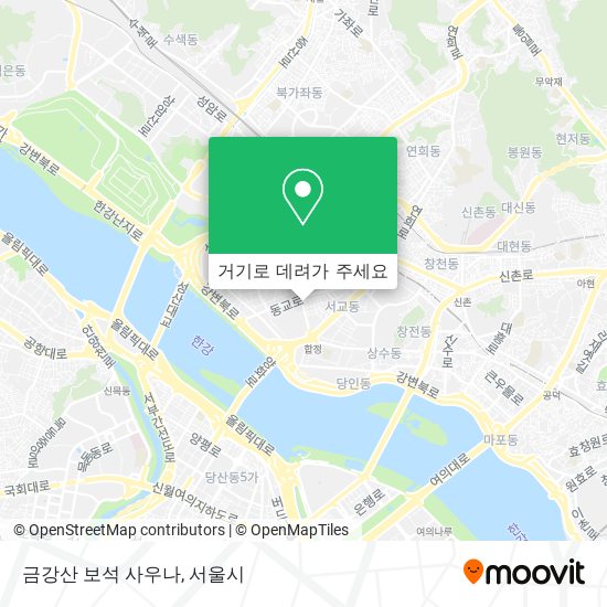 금강산 보석 사우나 지도