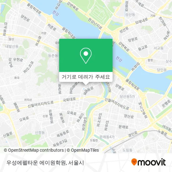 우성에펠타운 에이원학원 지도