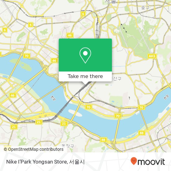 Nike I’Park Yongsan Store 지도