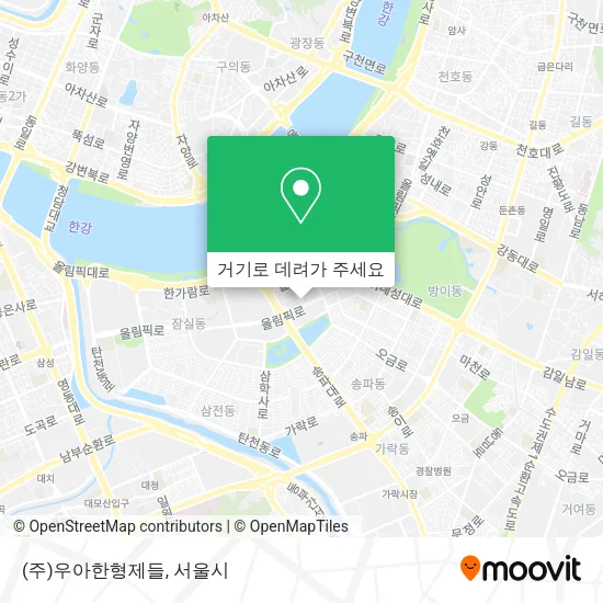 (주)우아한형제들 지도