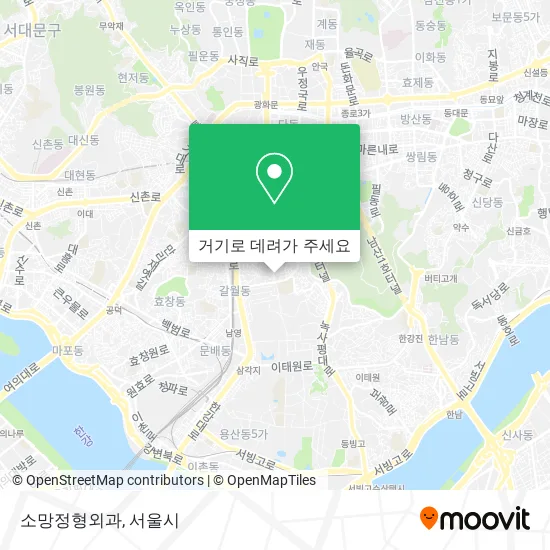 소망정형외과 지도