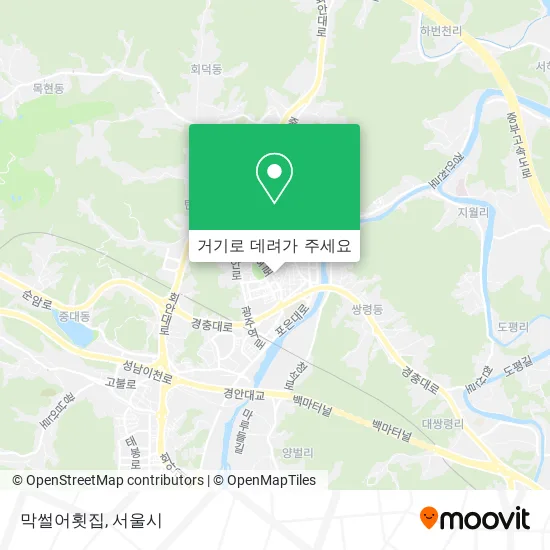 막썰어횟집 지도