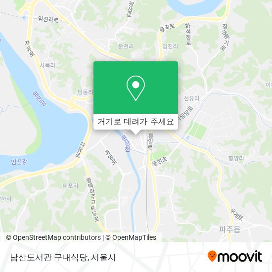남산도서관 구내식당 지도