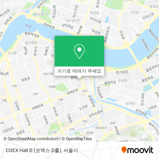 COEX Hall D (코엑스 D홀) 지도