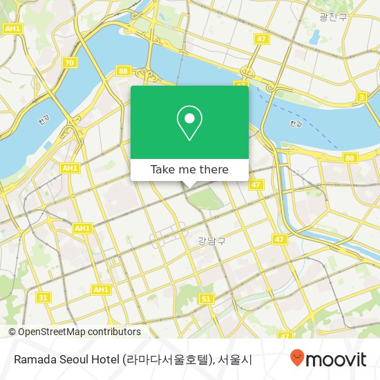 Ramada Seoul Hotel (라마다서울호텔) 지도