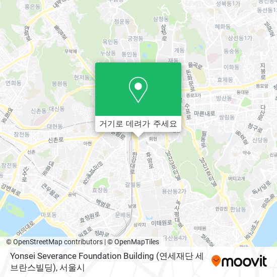 Yonsei Severance Foundation Building (연세재단 세브란스빌딩) 지도