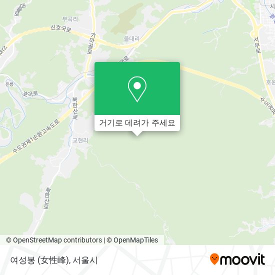 여성봉 (女性峰) 지도