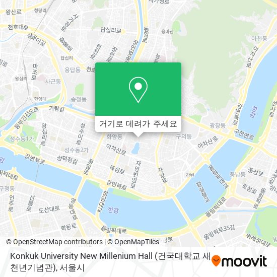 Konkuk University New Millenium Hall (건국대학교 새천년기념관) 지도