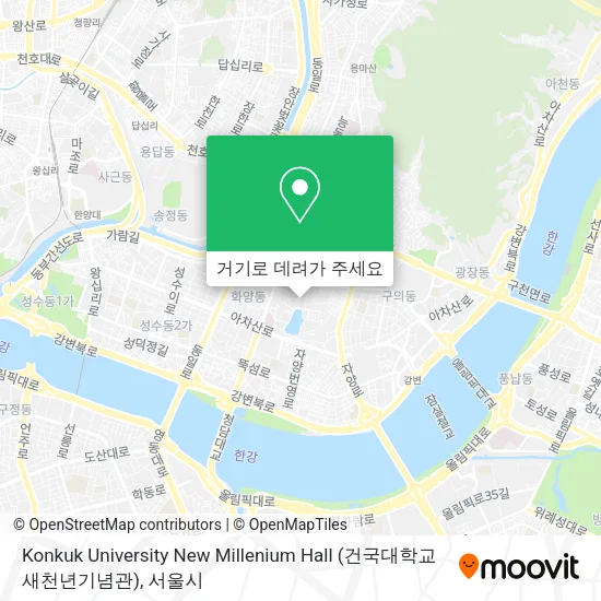 Konkuk University New Millenium Hall (건국대학교 새천년기념관) 지도
