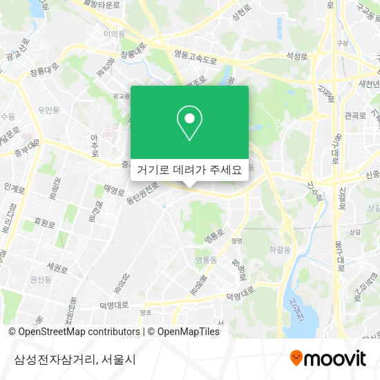 삼성전자삼거리 지도