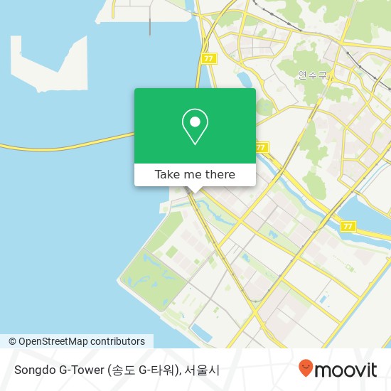 Songdo G-Tower (송도 G-타워) 지도