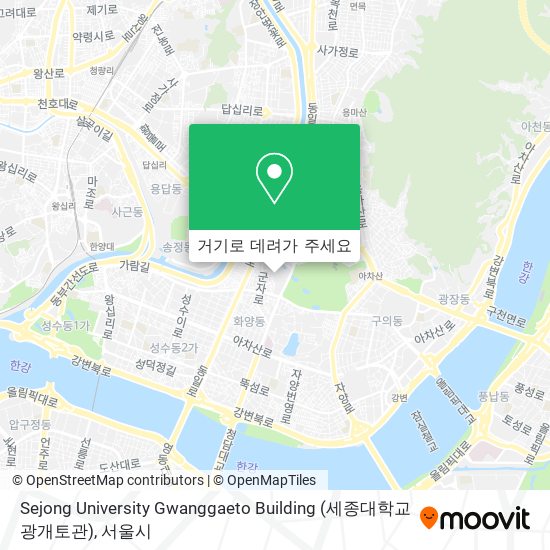 Sejong University Gwanggaeto Building (세종대학교 광개토관) 지도