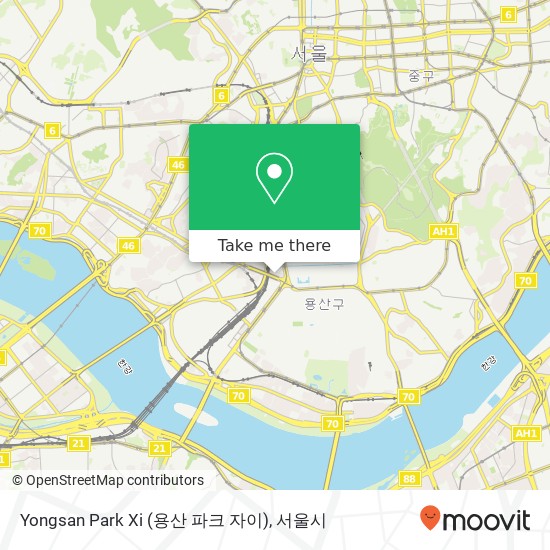 Yongsan Park Xi (용산 파크 자이) 지도