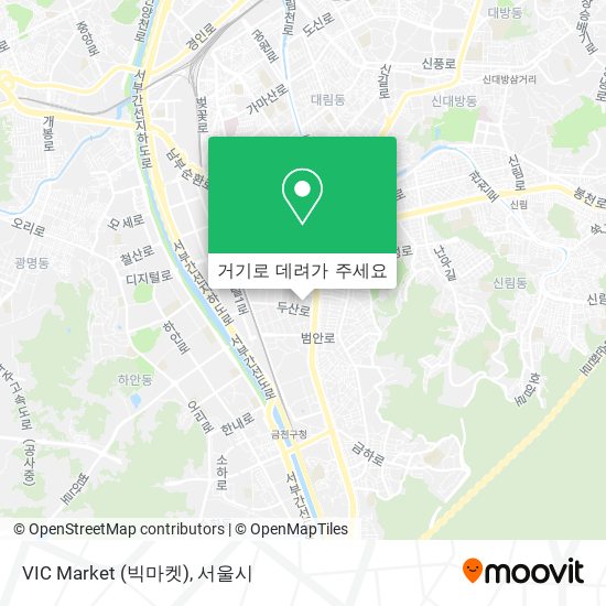 VIC Market (빅마켓) 지도