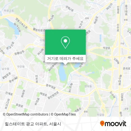 힐스테이트 광교 아파트 지도