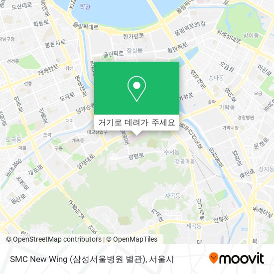 SMC New Wing (삼성서울병원 별관) 지도