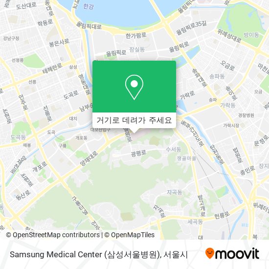 Samsung Medical Center (삼성서울병원) 지도