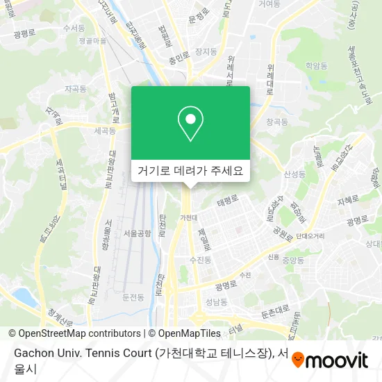 Gachon Univ. Tennis Court (가천대학교 테니스장) 지도