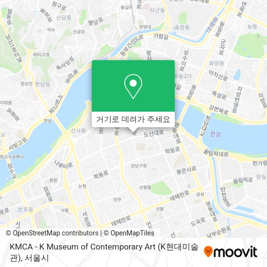 KMCA - K Museum of Contemporary Art (K현대미술관) 지도