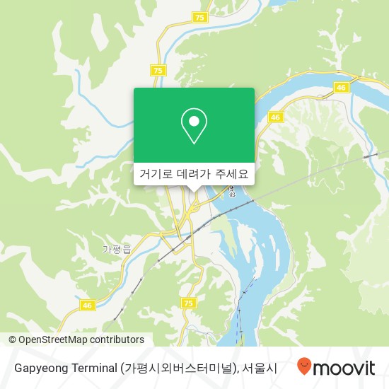 Gapyeong Terminal (가평시외버스터미널) 지도