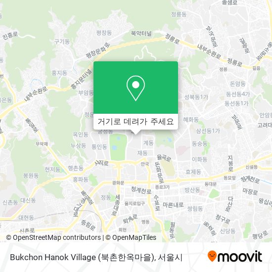 Bukchon Hanok Village (북촌한옥마을) 지도