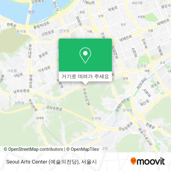 Seoul Arts Center (예술의전당) 지도
