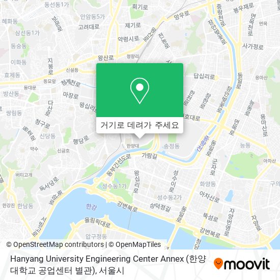 Hanyang University Engineering Center Annex (한양대학교 공업센터 별관) 지도
