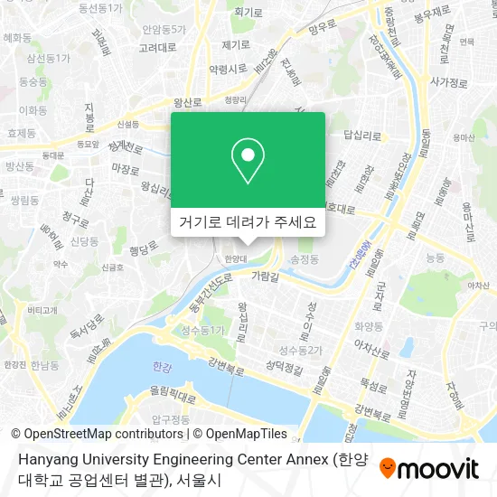 Hanyang University Engineering Center Annex (한양대학교 공업센터 별관) 지도
