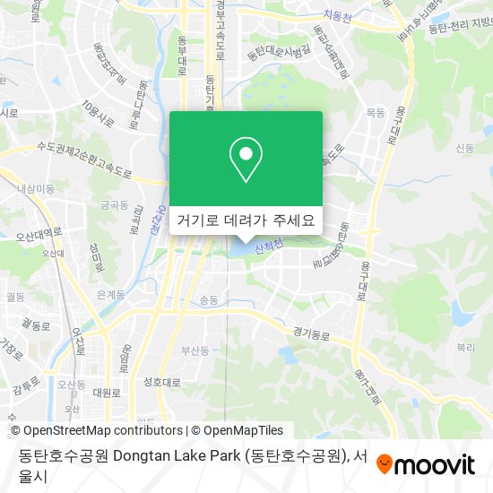 동탄호수공원 Dongtan Lake Park 지도