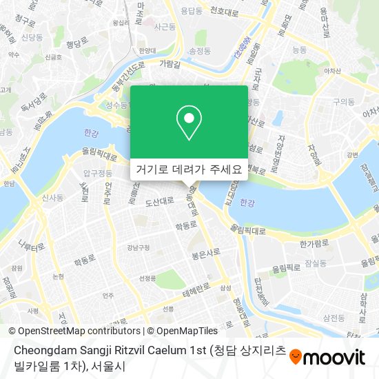 Cheongdam Sangji Ritzvil Caelum 1st (청담 상지리츠빌카일룸 1차) 지도