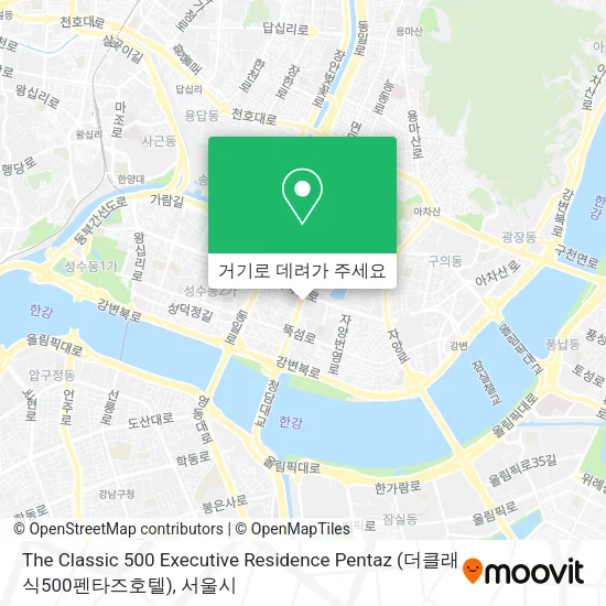 The Classic 500 Executive Residence Pentaz (더클래식500펜타즈호텔) 지도