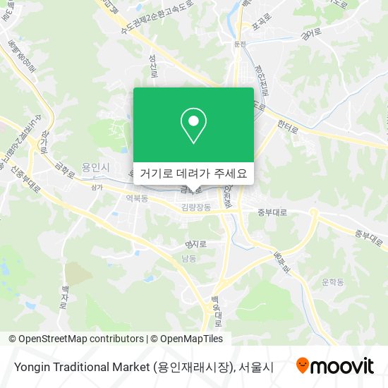 Yongin Traditional Market (용인재래시장) 지도