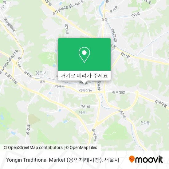 Yongin Traditional Market (용인재래시장) 지도