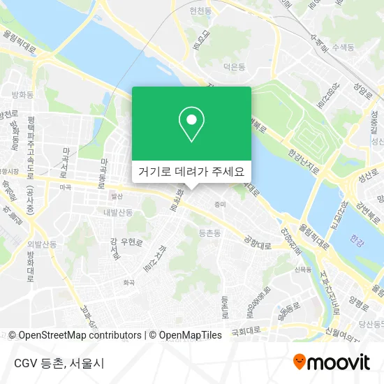 CGV 등촌 지도