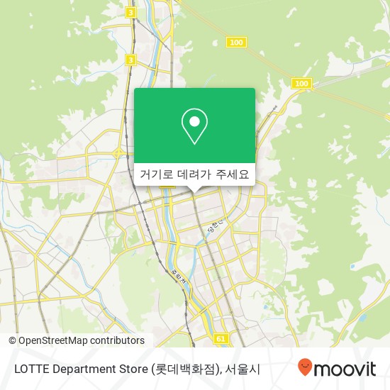 LOTTE Department Store (롯데백화점) 지도