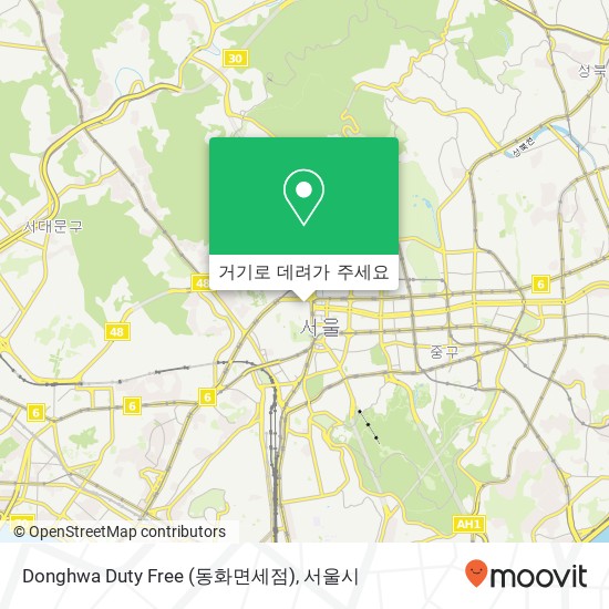 Donghwa Duty Free (동화면세점) 지도