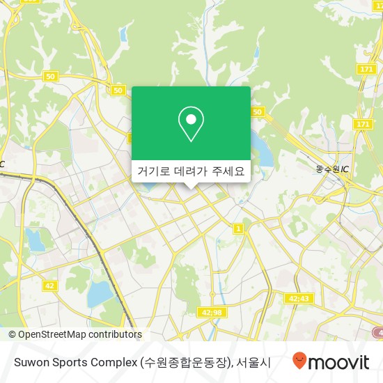 Suwon Sports Complex (수원종합운동장) 지도