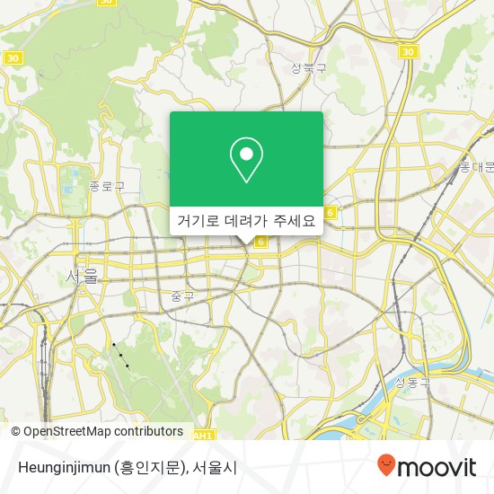 Heunginjimun (흥인지문) 지도