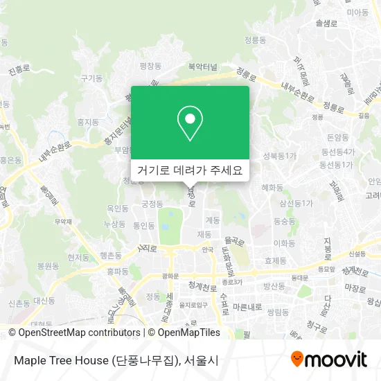 Maple Tree House (단풍나무집) 지도