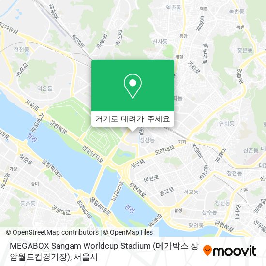 MEGABOX Sangam Worldcup Stadium (메가박스 상암월드컵경기장) 지도